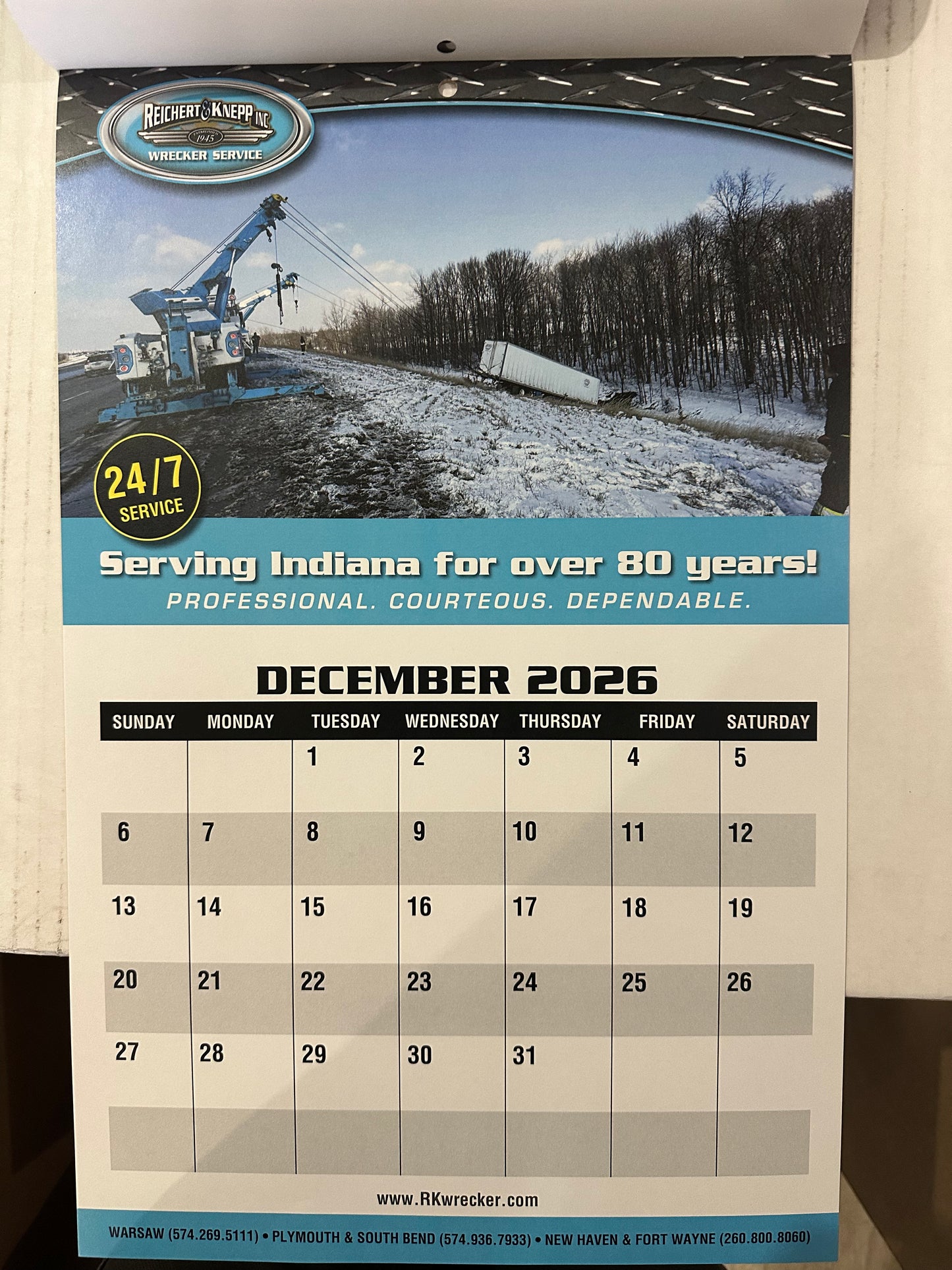 2026 Reichert & Knepp Calendar