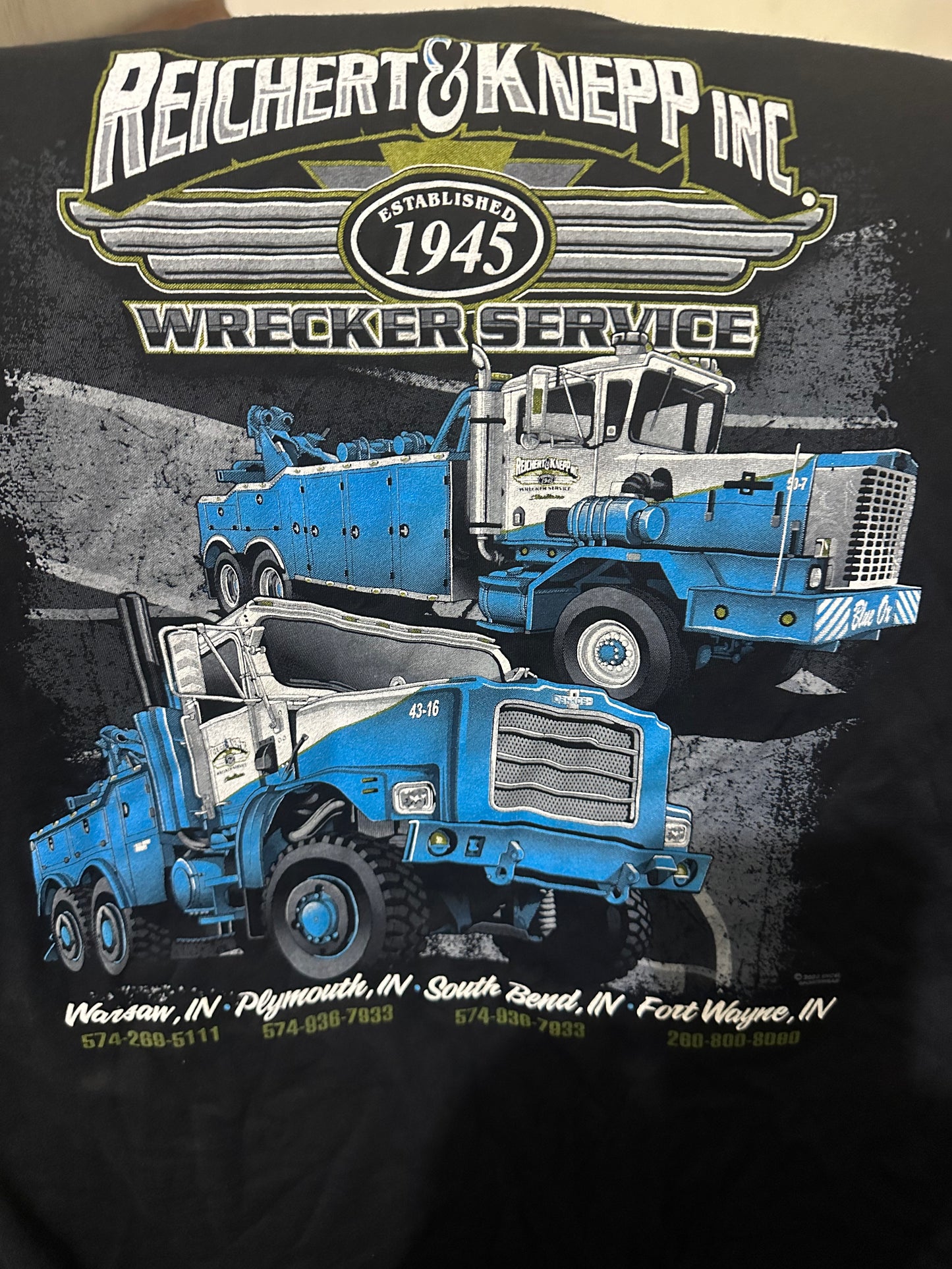 Oshkosh truck t-shirt