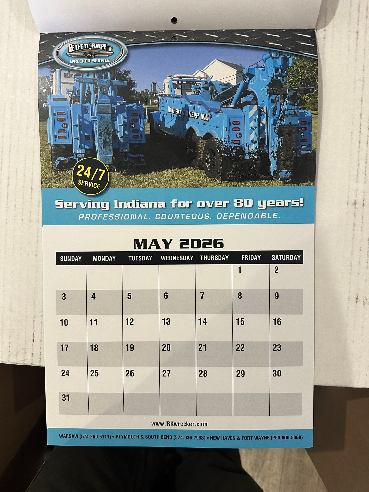 2026 Reichert & Knepp Calendar