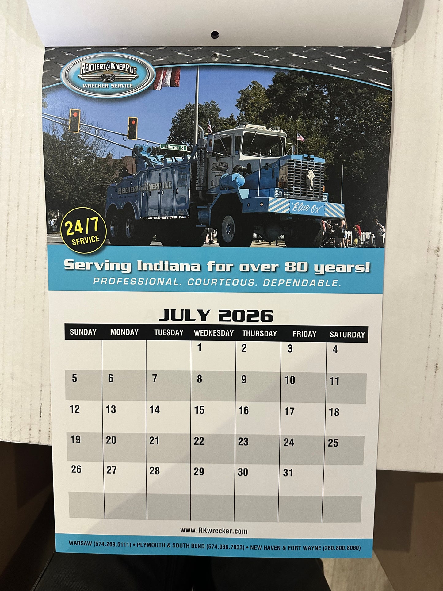2026 Reichert & Knepp Calendar