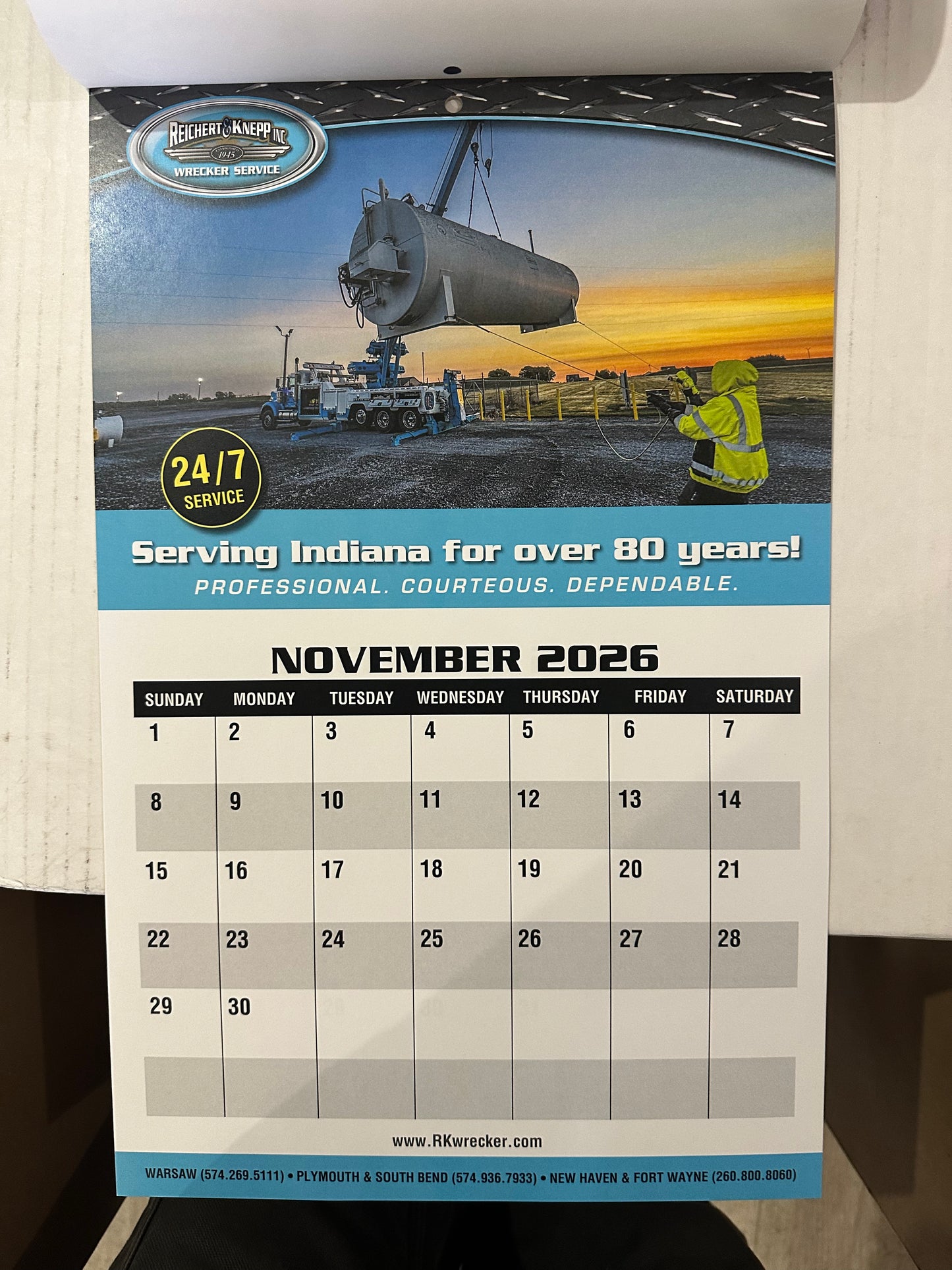 2026 Reichert & Knepp Calendar